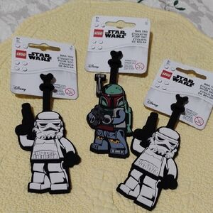 LEGO Star Wars Character Bag Tags - Black, White, Green Set Of 3